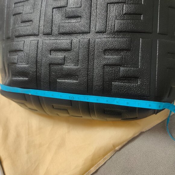 Fendi Black Embossed Waist Bag - Picture 11 of 12